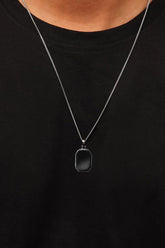 Metal Rectangular Pendant